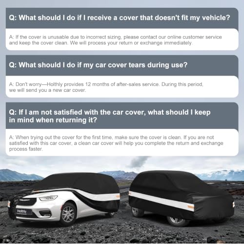10 Layers Mini Van Car Cover Custom Fit for Chrysler Pacifica Minivan