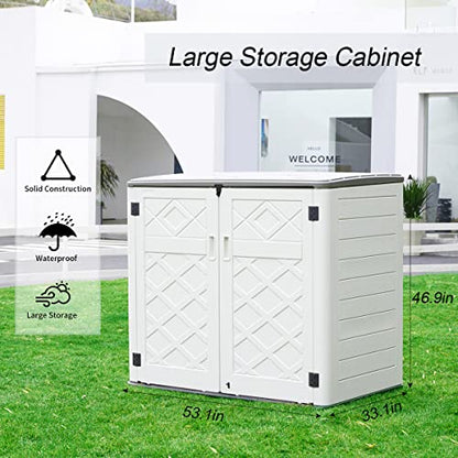 Large Horizontal Storage Sheds