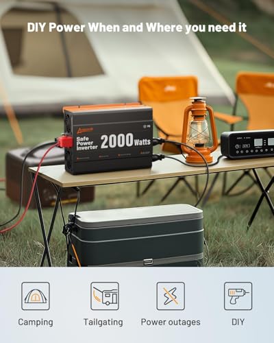 2000W Power Inverter 12V DC to 110V AC