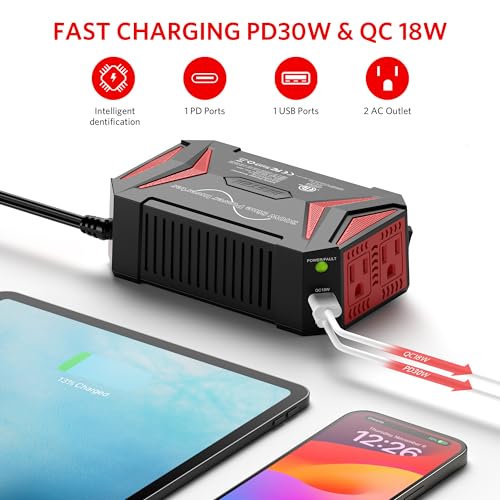300W Pure Sine Wave Power Inverter