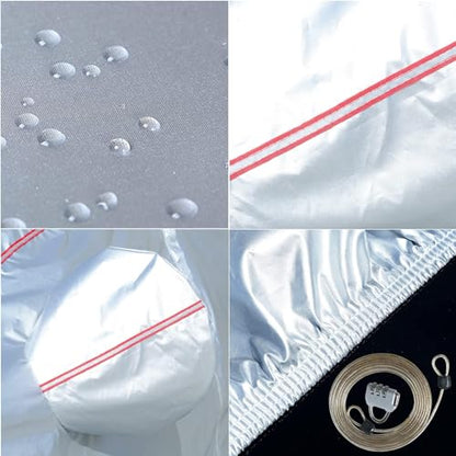 Hard Shell Car Cover for Automobiles with Zipper Design