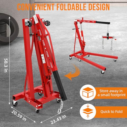 Engine Hoist with Lever
