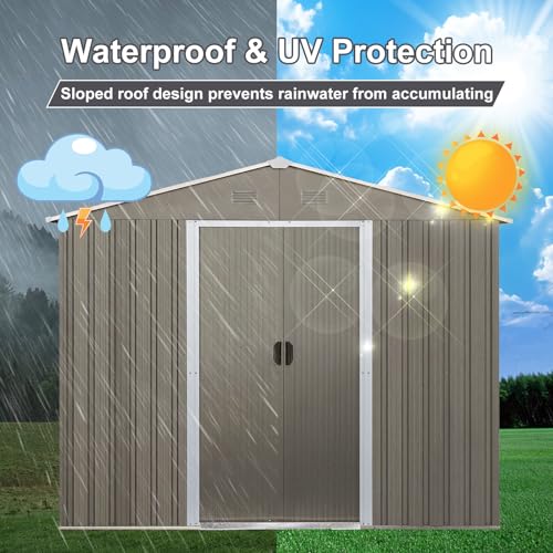 6x8 FT Outdoor Storage Shed