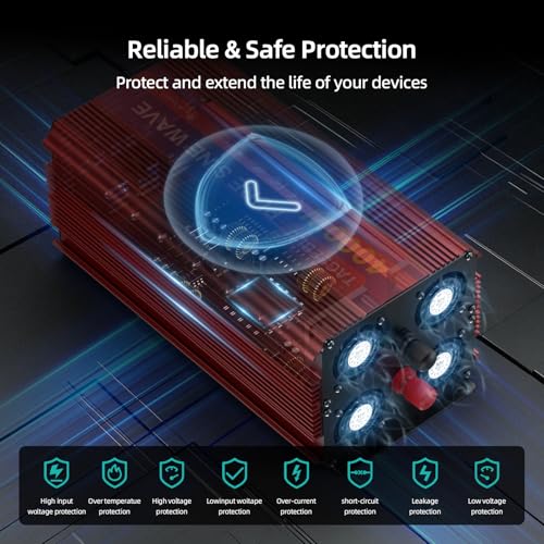 4000W Pure Sine Wave Power Inverter