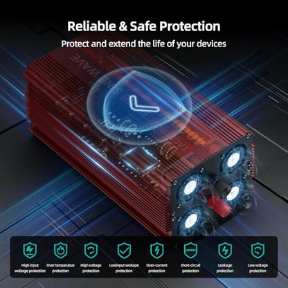 4000W Pure Sine Wave Power Inverter