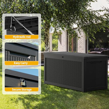 320 Gallon Outdoor Storage Box Waterproof