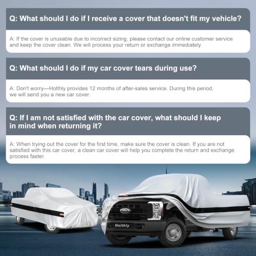 10 Layers Truck Cover Waterproof All Weather Custom Fit Ford F