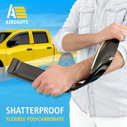 Extra Durable Window Deflectors in (4 Count)