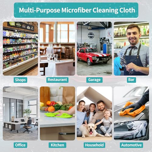 Microfiber Cleaning Cloth (12 Count)