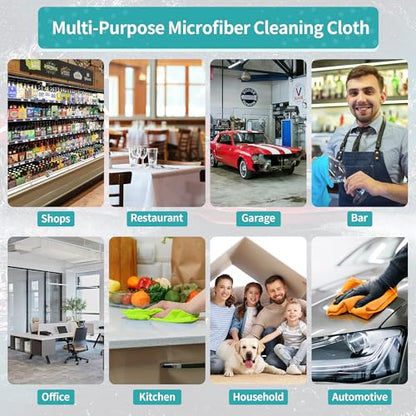 Microfiber Cleaning Cloth (12 Count)