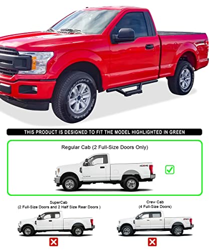 Drop Steps Running Boards Compatible with Ford F150 2015