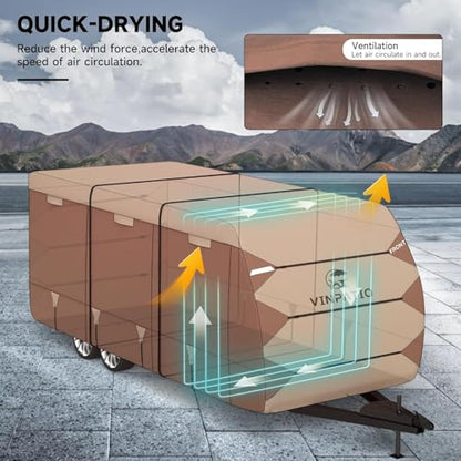 RV Cover Travel Trailer Cover Fits for 33'