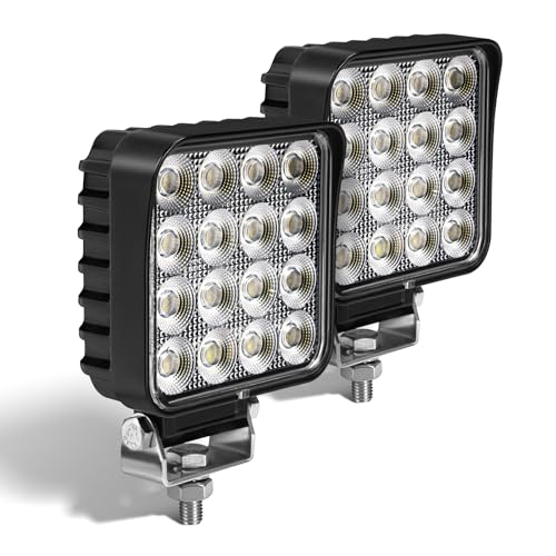 4.3" 12v Flood Light for Tractor (2 Count)