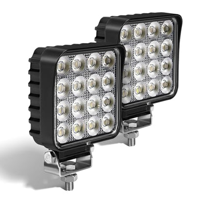4.3" 12v Flood Light for Tractor (2 Count)