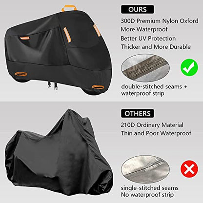 Scooter Cover Heavy Duty fits up to 74 inch Motorbike