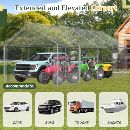 12' x 24' Heavy Duty Carport
