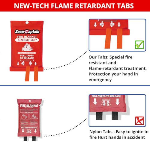 Emergency Fire Blanket for Home (2 Count)