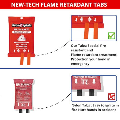 Emergency Fire Blanket for Home (2 Count)