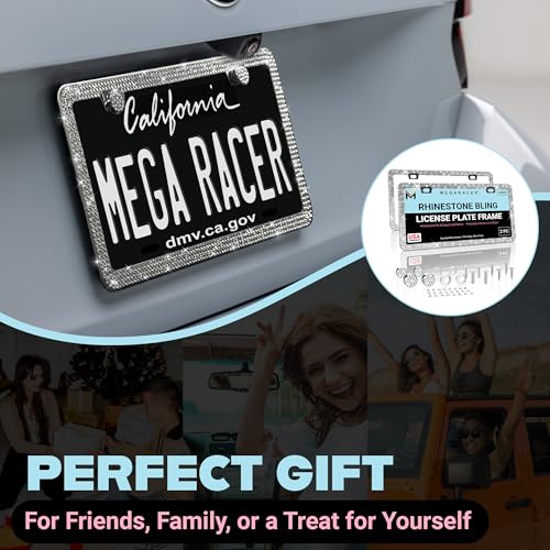 Dazzling Bling License Plate Frames for Women