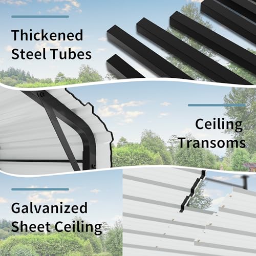 12x20 FT Metal Carport