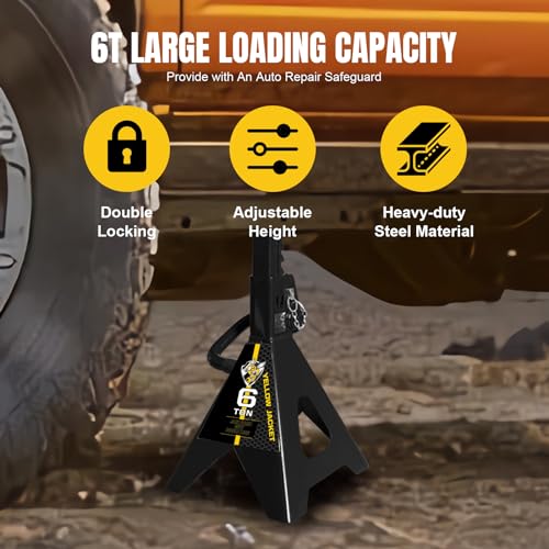Jack Stands 6 Ton with Double Locking for Lifting Car SUVS