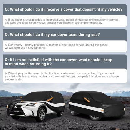 10 Layers SUV Car Cover Custom Fit for Lexus NX