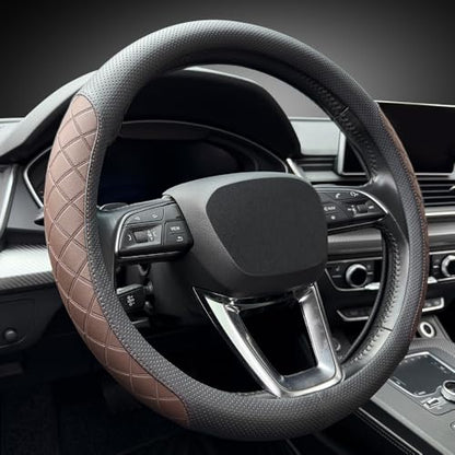 Nappa Leather Steering Wheel Cover