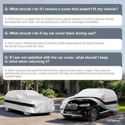 10 Layers SUV Car Cover Custom Fit for BMW X3