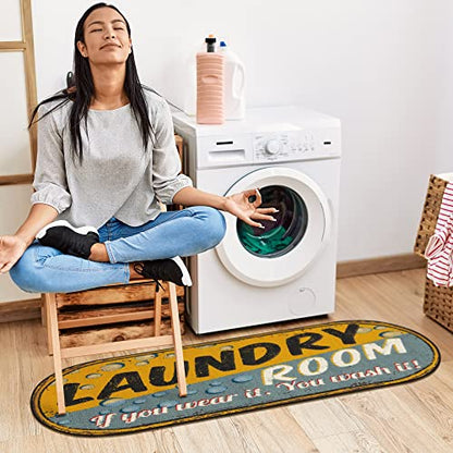 20" x 59" Oval Laundry Room Rug