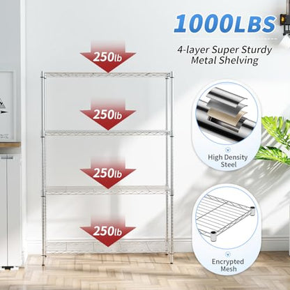 4 Tier Wire Shelf