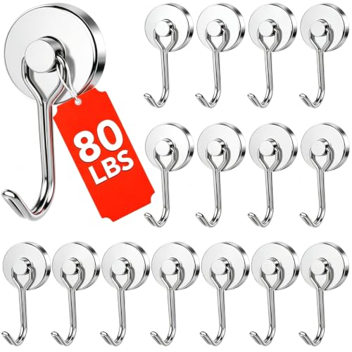 Magnetic Hooks (16 Count)