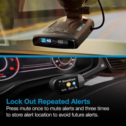 Cobra Official Radar Detector SmartCord Directwire with Blue Light