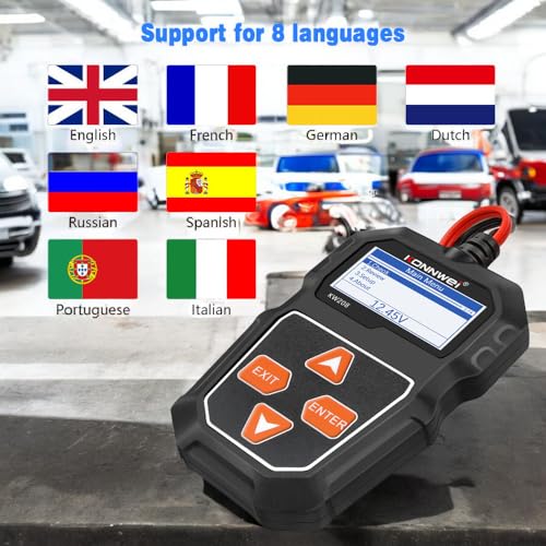 KW208 Car Battery Tester 12V