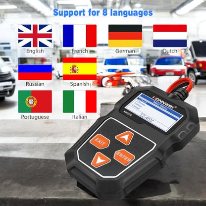 KW208 Car Battery Tester 12V