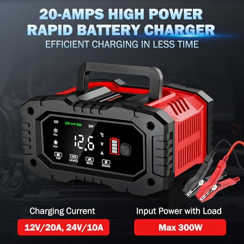 20 Amp Car Battery Charger