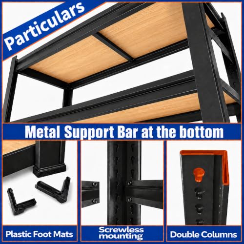 Garage Shelving Heavy Duty Metal Unit Adjustable 5