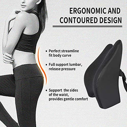 Memory Foam Lumbar Support Pillow for Car