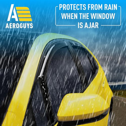Extra Durable Window Deflectors in (4 Count)