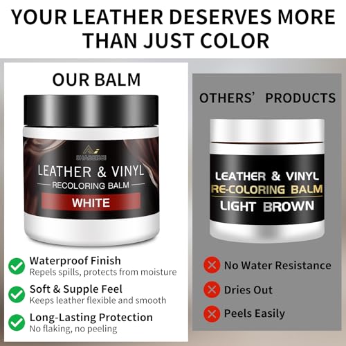 Leather Recoloring Balm and Scratch Repair Kit