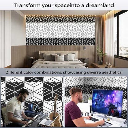 8 Pack 2 Layer Soundproof Wall Panels