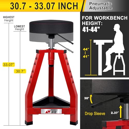 Adjustable Tall Shop Stool