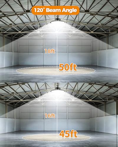 240W UFO LED High Bay Light 6 Pack (6 Count)