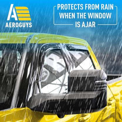 Extra Durable Window Deflectors in (4 Count)