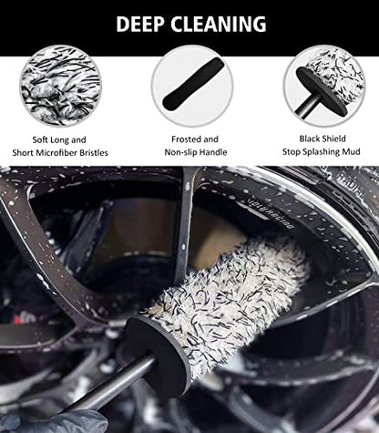 4Pack Car Wheel Cleaning Kit (4 Count)