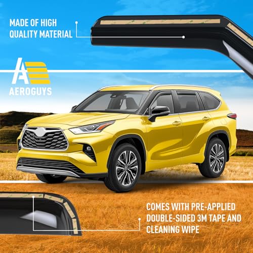 Extra Durable Window Deflectors in (4 Count)