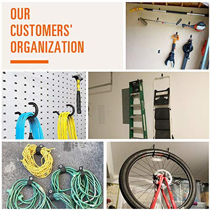 Garage Hooks with Bike Hook & Extension Cord Organizer