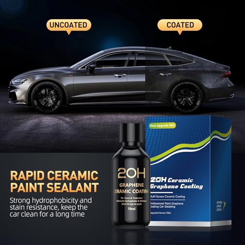 20H Advanced Graphene Ceramic Coating for Cars (3.7 Fl Oz)
