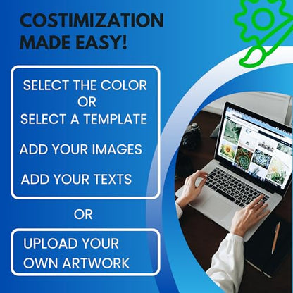 2-Pack, (12x18 in) Custom Laminated Car Magnets for Business Advertising