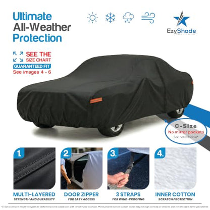 Sports Car Cover Waterproof All Weather. See Size