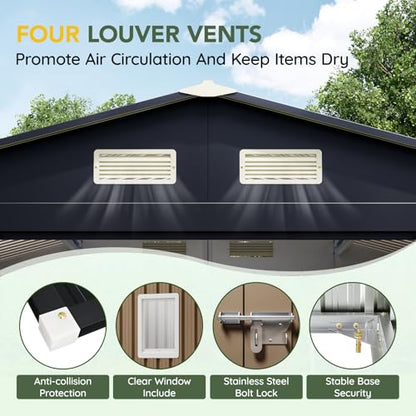 Outdoor Steel Storage Shed